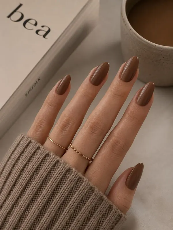 Mocha nail model 33