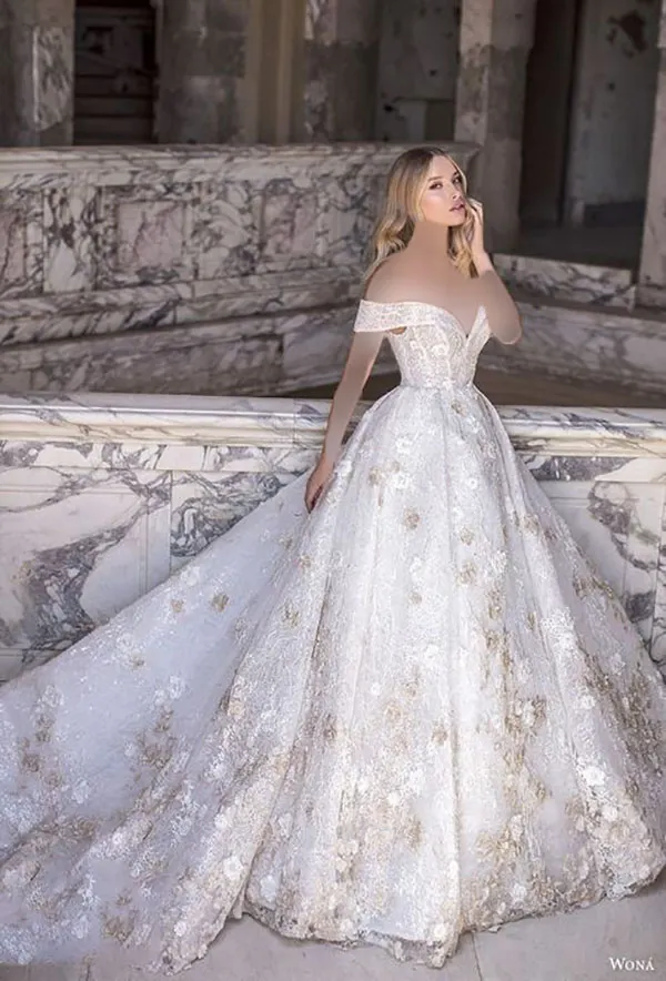 لباس عروس اروپایی جدید 2025 | از تور تا برشهای تمیز، لطیف و بینهایت شیک! 32 New European wedding dress 2