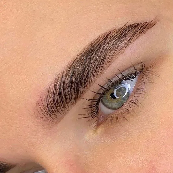 The cutest micro eyebrow models 10