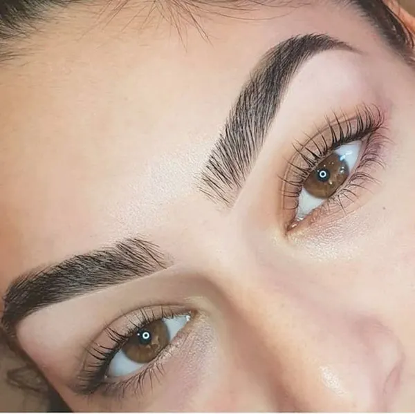 The cutest micro eyebrow models 25