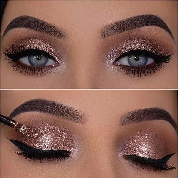 The new eye shadow of the bride 20