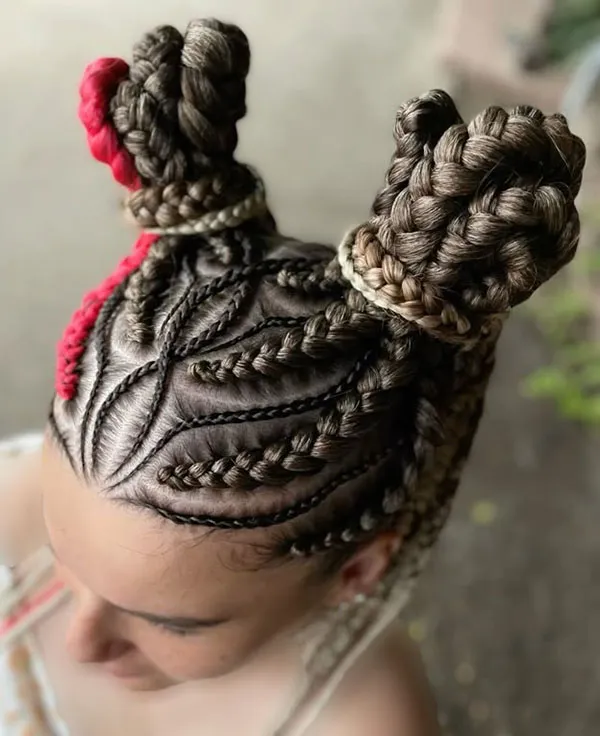 Beautiful hair texture 12