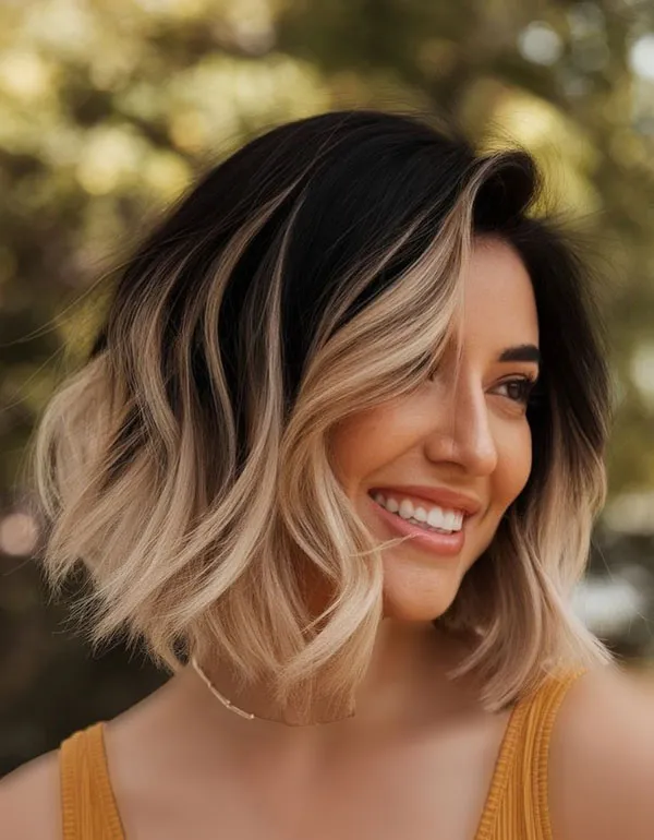 Black and blonde hair color 10