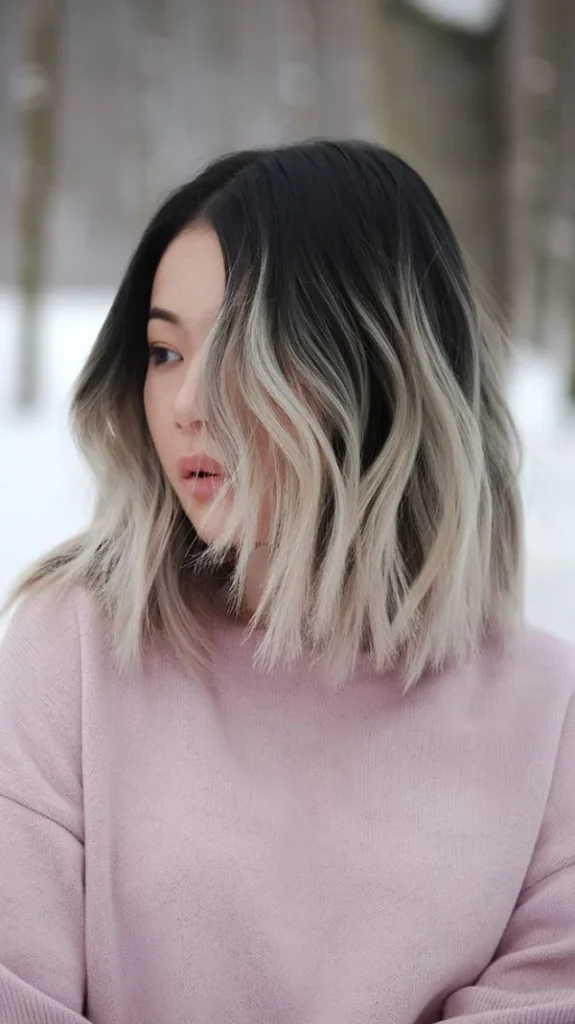 Black and blonde hair color 19