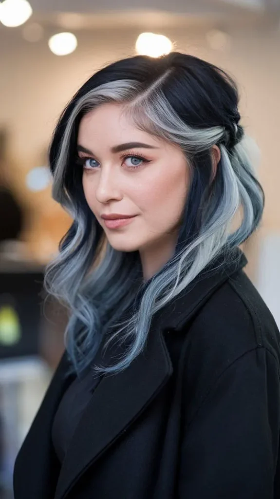 Black and blonde hair color 20