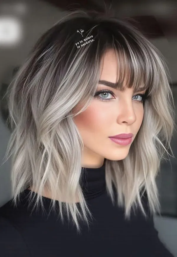 Black and blonde hair color 27