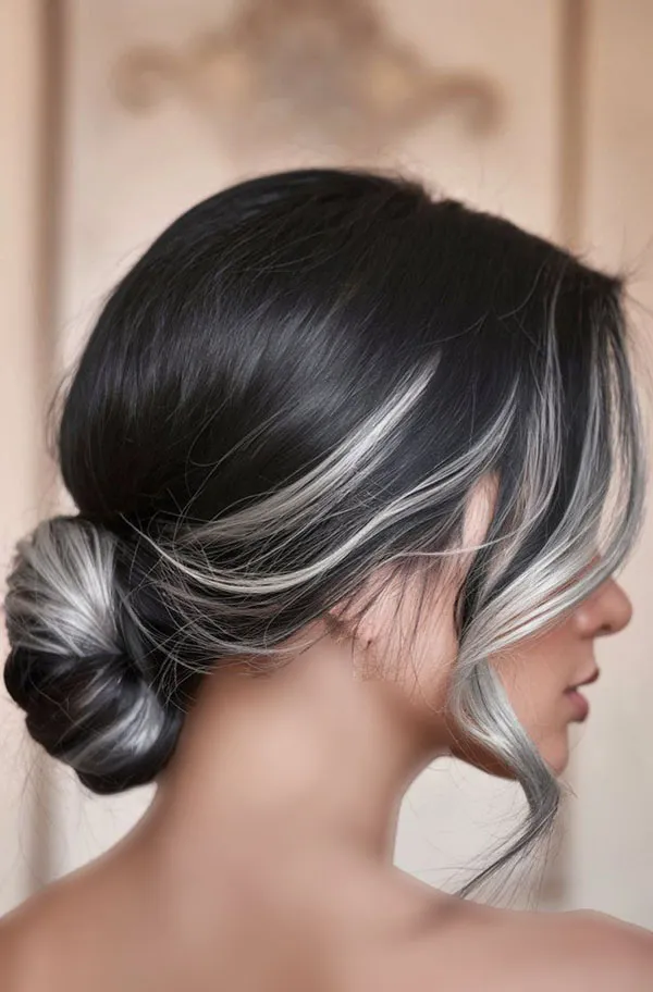 Black and blonde hair color 5