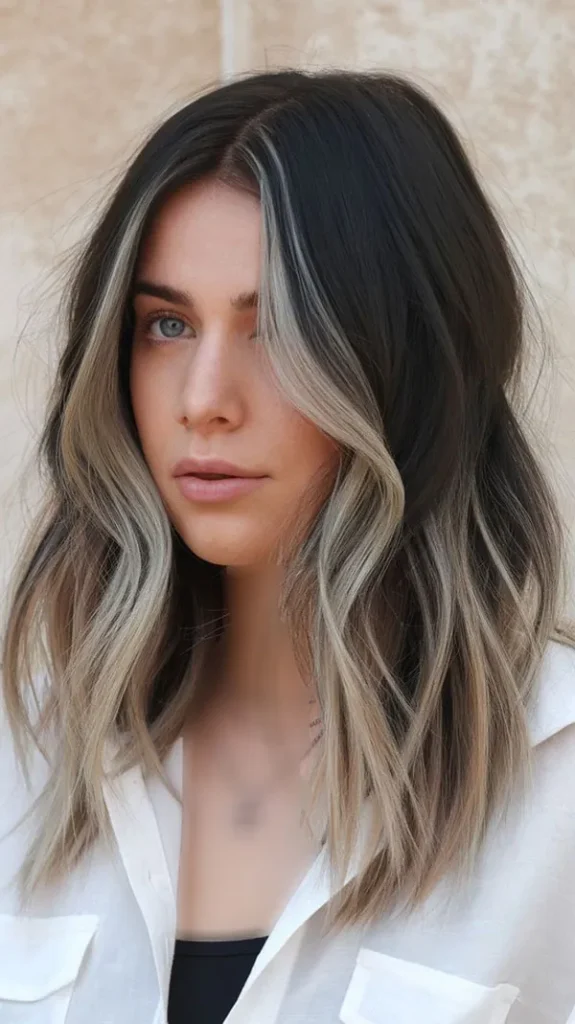 Black and blonde hair color 9