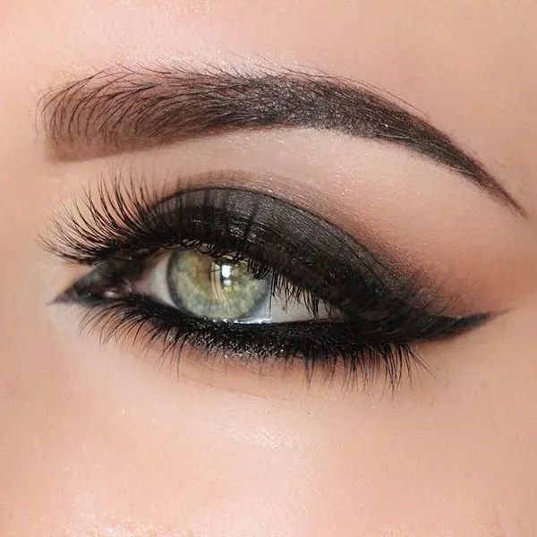 37 مدل آرایش چشم مشکی دخترانه؛ از مدل ملایم تا اسموکی لاکچری! 26 Black eye makeup for girls 26