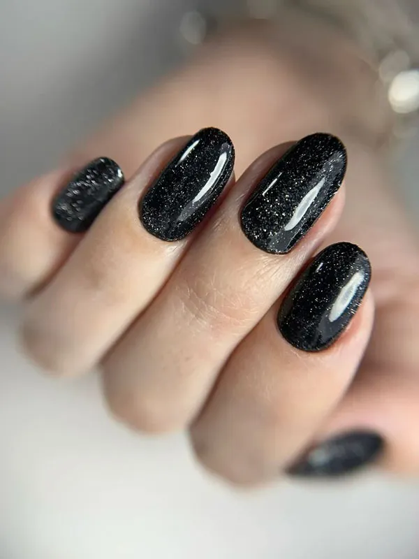 جدیدترین مدل ناخن آیس مشکی | 37 استایل شیک برای دخترای خفن! 17 Black ice nails 15