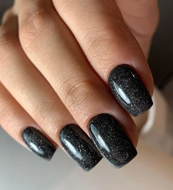 جدیدترین مدل ناخن آیس مشکی | 37 استایل شیک برای دخترای خفن! 21 Black ice nails 18