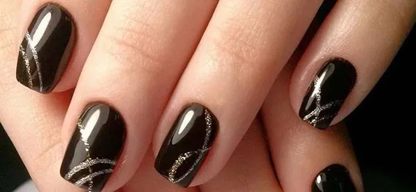 جدیدترین مدل ناخن آیس مشکی | 37 استایل شیک برای دخترای خفن! 9 Black ice nails 6