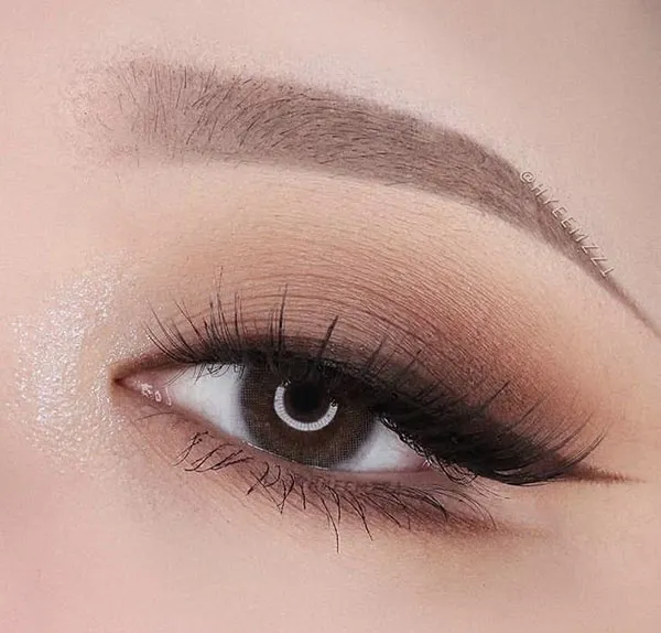 37 مدل میکاپ چشم قهوه ای زنانه | تا حالا امتحان کردی؟ فقط با چند رنگ ساده! 32 Brown eye makeup 30