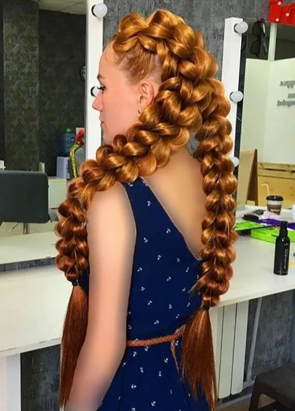 Bubble hair texture 12