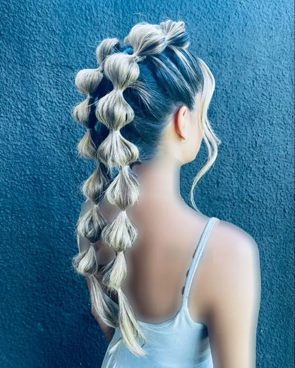 Bubble hair texture 14