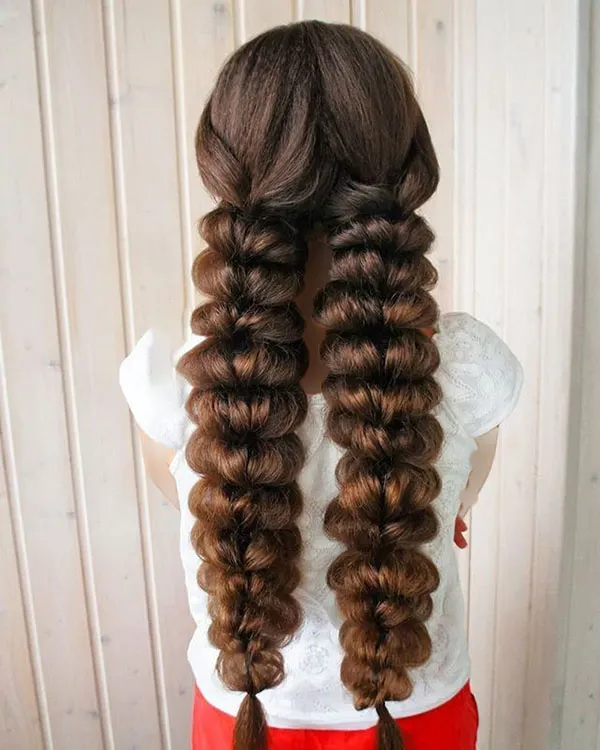 Bubble hair texture 16