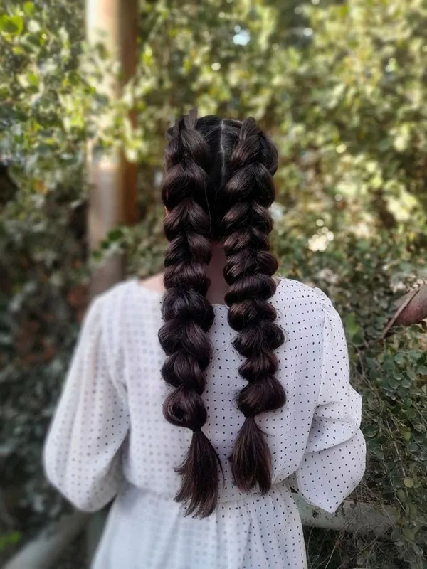 Bubble hair texture 22