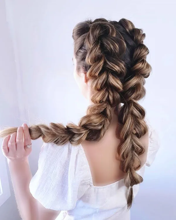 Bubble hair texture 27