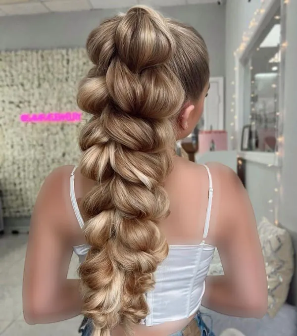 Bubble hair texture 8