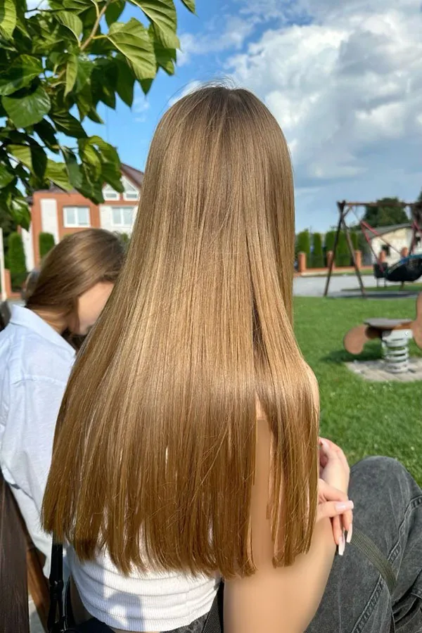 34 مدل رنگ مو قهوه ای کاراملی زنانه رو امتحان کردی یا هنوز منتظری؟ ✨ 22 Caramel brown hair color 20