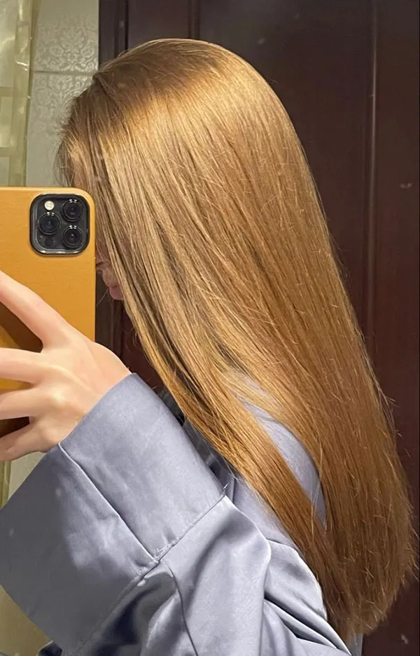 34 مدل رنگ مو قهوه ای کاراملی زنانه رو امتحان کردی یا هنوز منتظری؟ ✨ 23 Caramel brown hair color 21