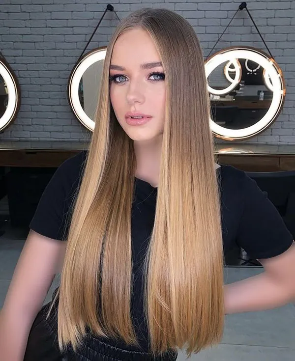 34 مدل رنگ مو قهوه ای کاراملی زنانه رو امتحان کردی یا هنوز منتظری؟ ✨ 27 Caramel brown hair color 26