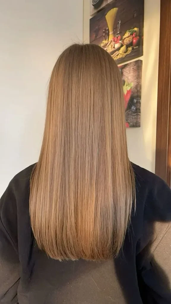 34 مدل رنگ مو قهوه ای کاراملی زنانه رو امتحان کردی یا هنوز منتظری؟ ✨ 28 Caramel brown hair color 29