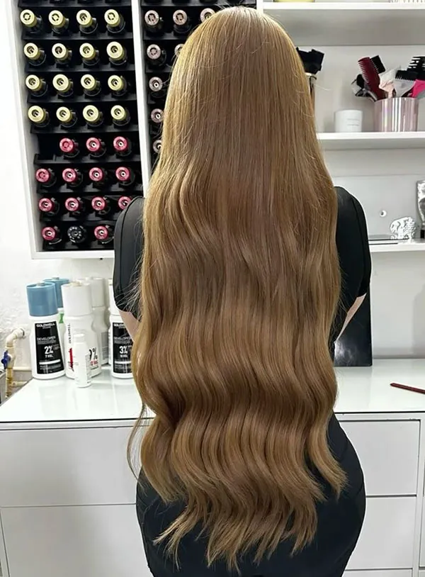 34 مدل رنگ مو قهوه ای کاراملی زنانه رو امتحان کردی یا هنوز منتظری؟ ✨ 31 Caramel brown hair color 30