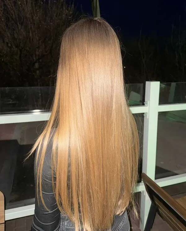 34 مدل رنگ مو قهوه ای کاراملی زنانه رو امتحان کردی یا هنوز منتظری؟ ✨ 6 Caramel brown hair color 4