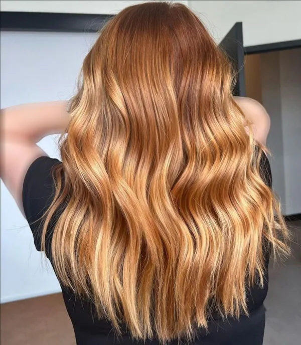 Chocolate gold hair color 12