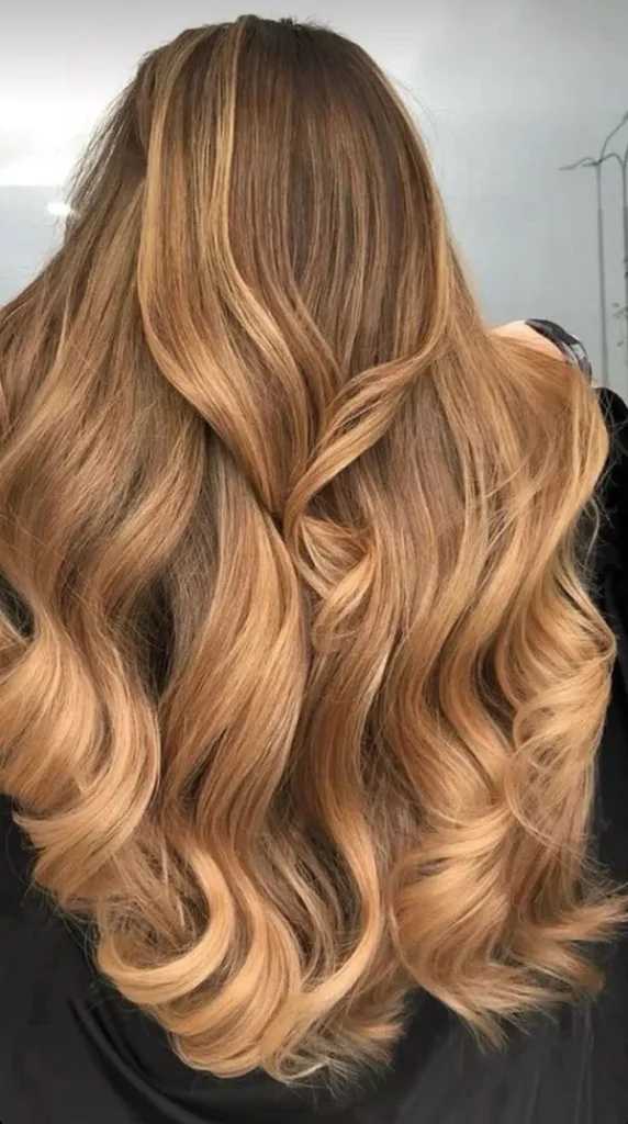 Chocolate gold hair color 14