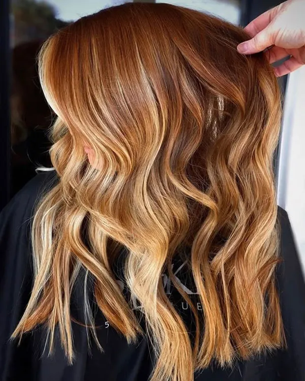 Chocolate gold hair color 23
