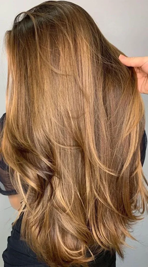 Chocolate gold hair color 24