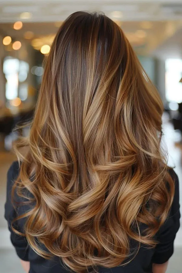 Chocolate gold hair color 26