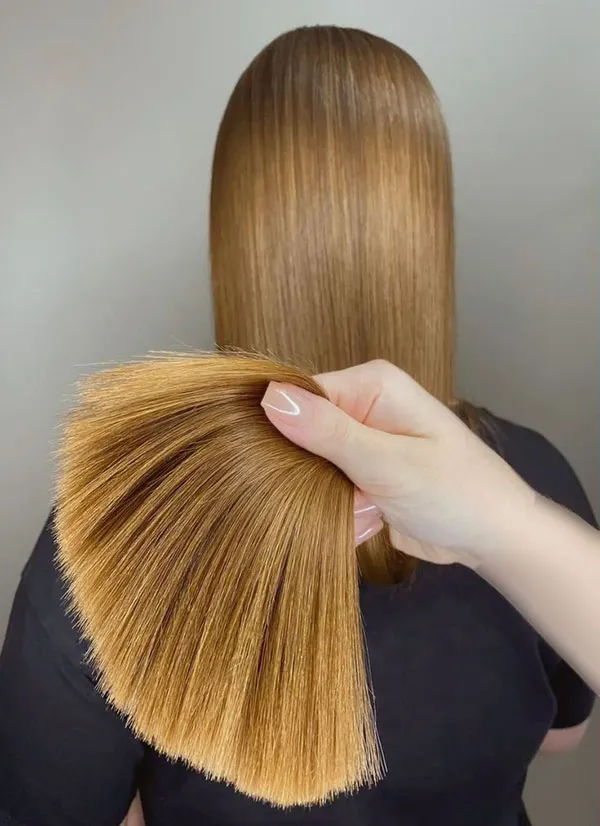 Chocolate gold hair color 27