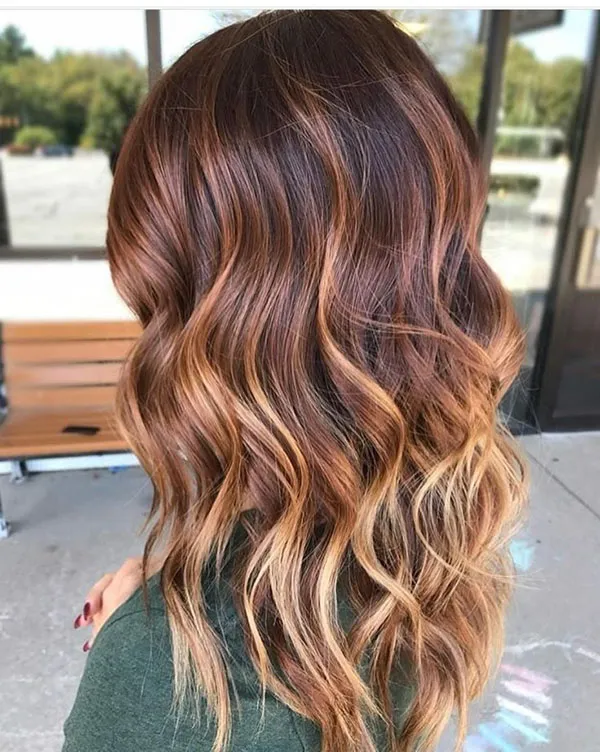 Chocolate gold hair color 29