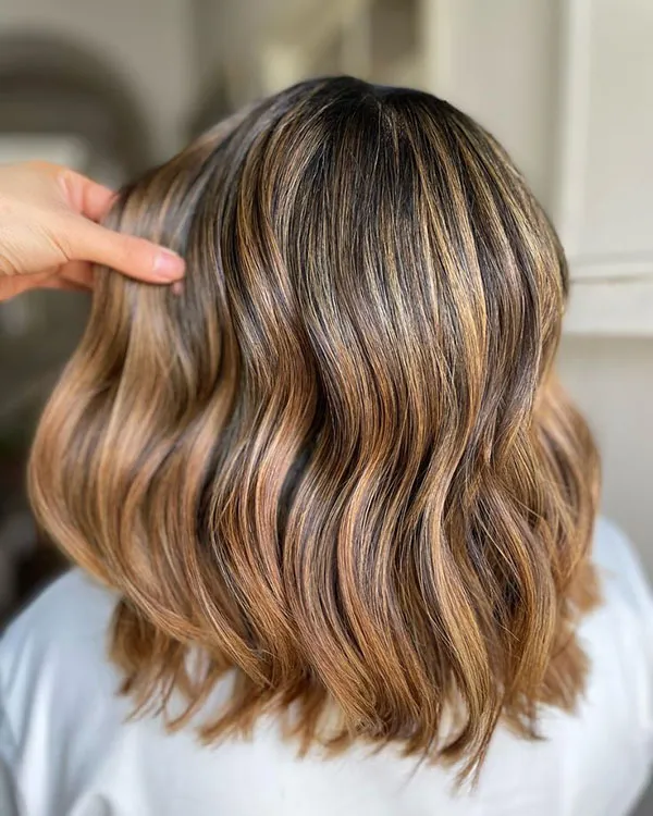 Chocolate gold hair color 31