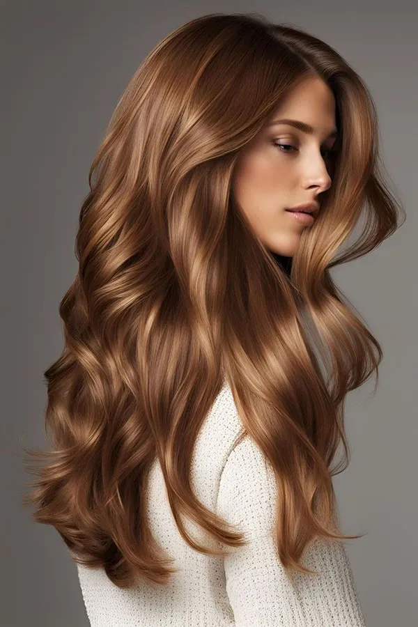 Chocolate gold hair color 7