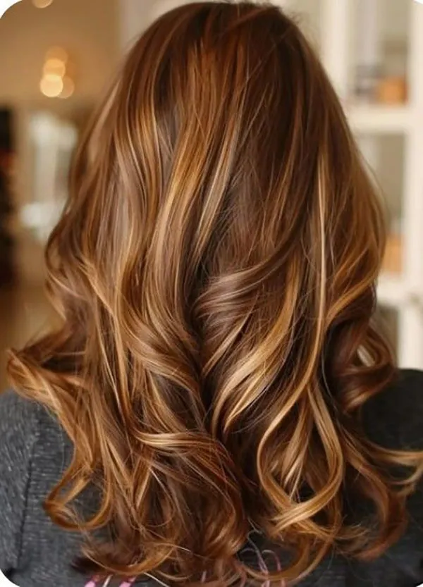 Chocolate gold hair color 8