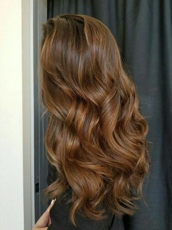 Chocolate gold hair color 9