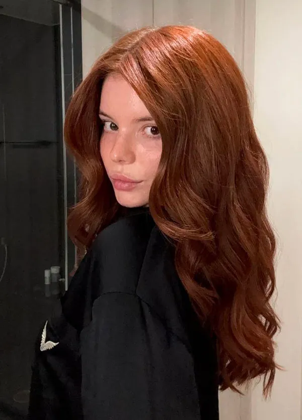 Chocolate hair color combination 10