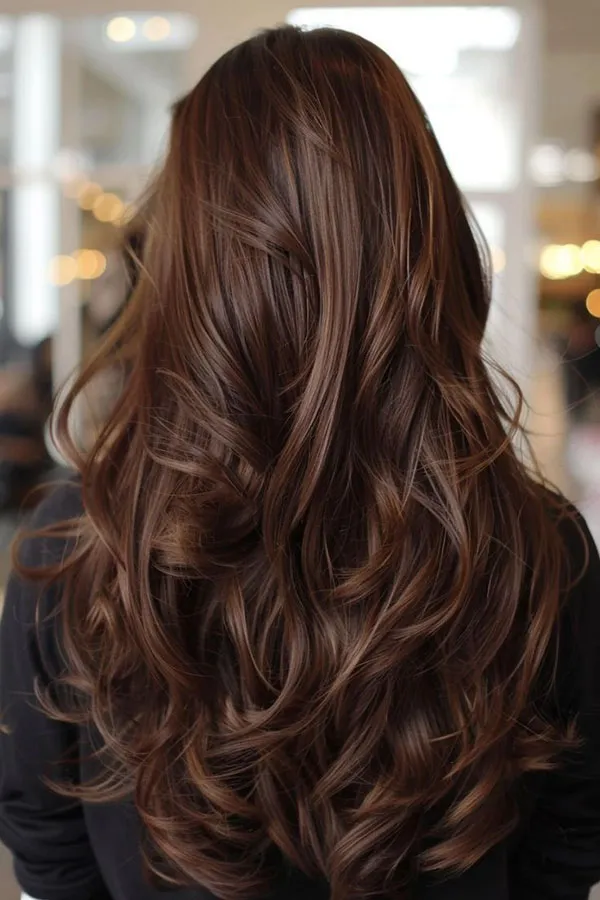 Chocolate hair color combination 12
