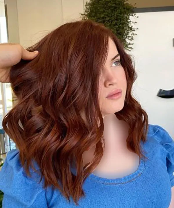 Chocolate hair color combination 13