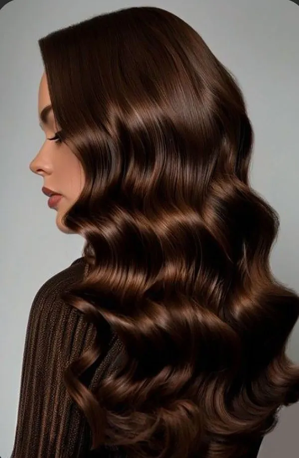 Chocolate hair color combination 14