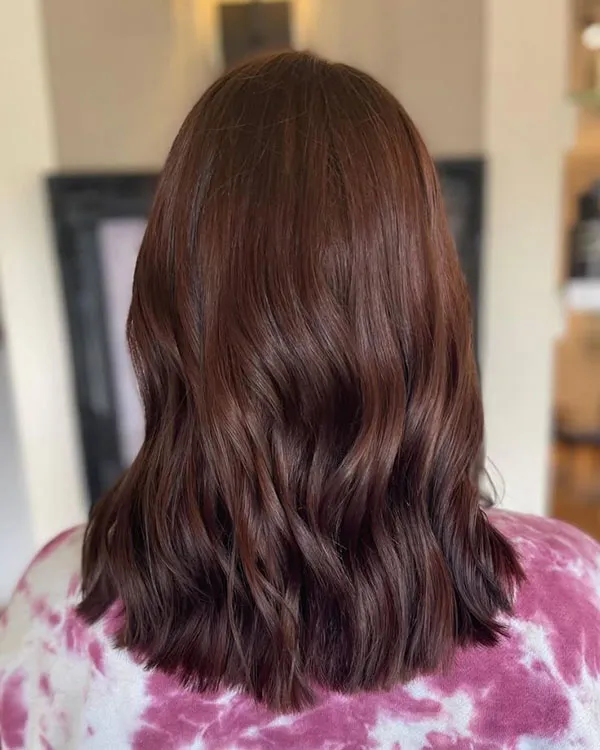 Chocolate hair color combination 15