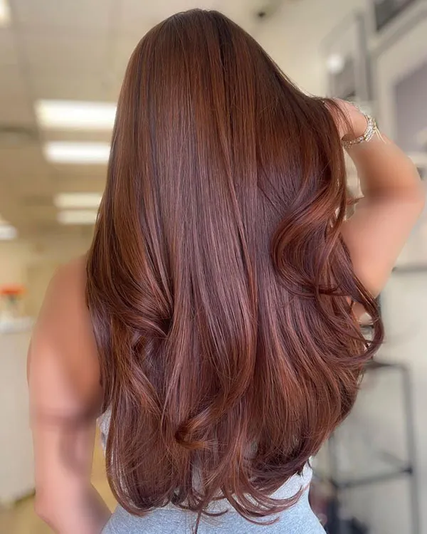 Chocolate hair color combination 17