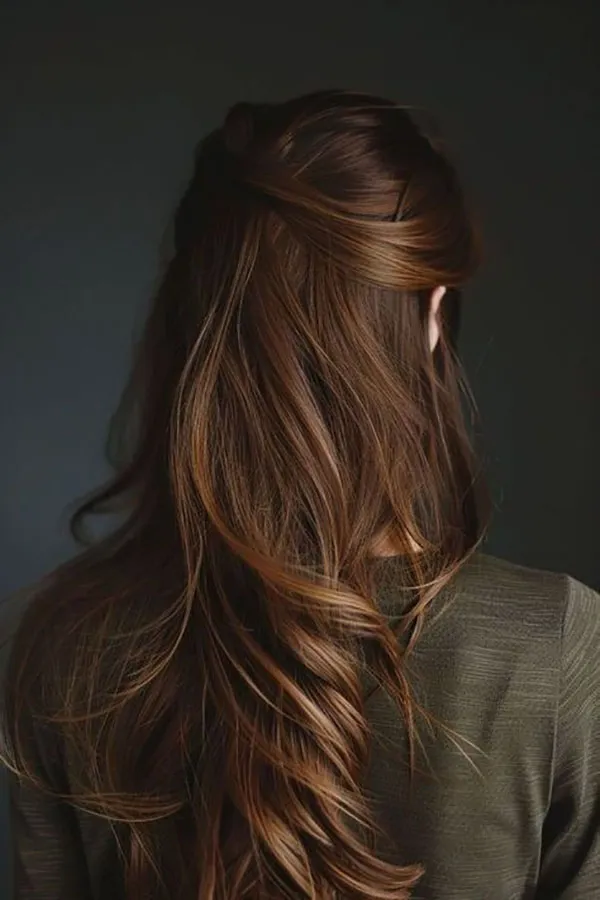 Chocolate hair color combination 18