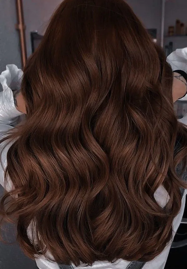Chocolate hair color combination 19