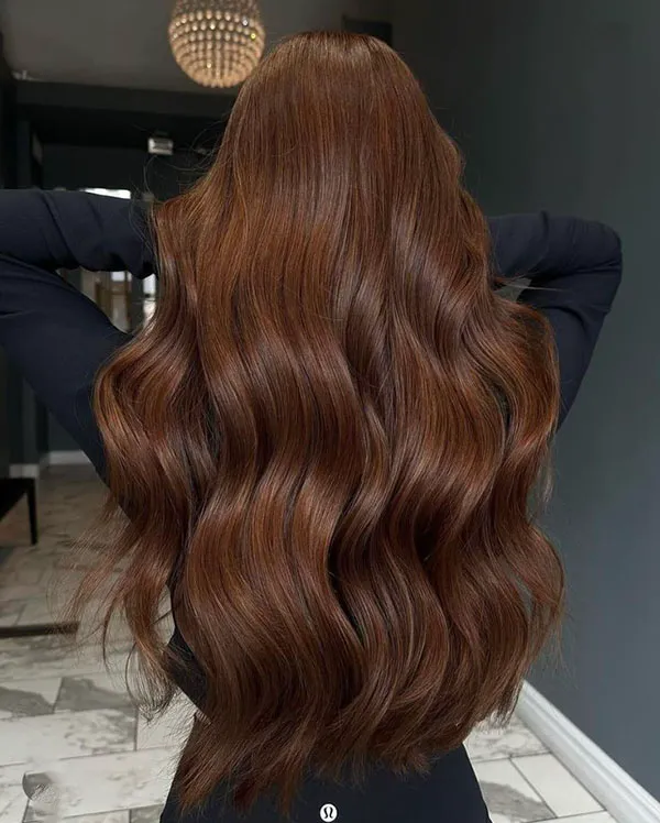 Chocolate hair color combination 2