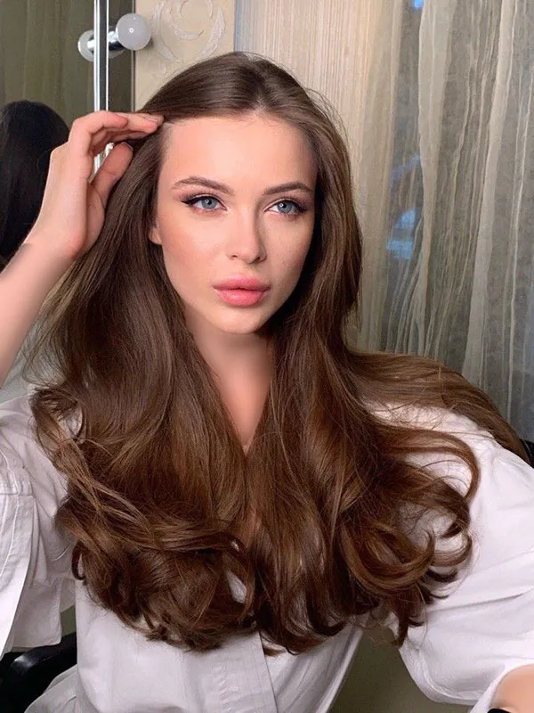 Chocolate hair color combination 20